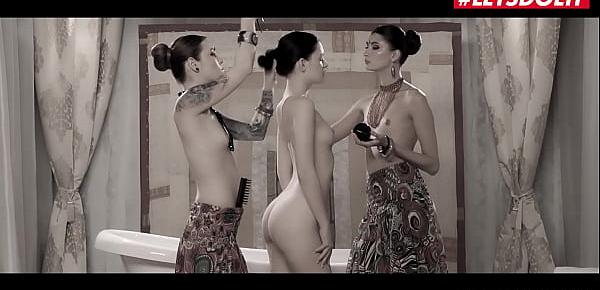  LETSDOEIT - (Anie Darling & Pavlos) Femdom Hot Play For A Sexy Hot Czech Babe